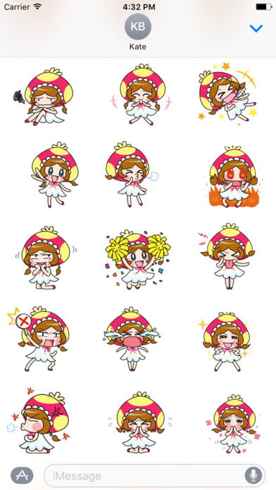 Princess Emoticons - Fc Sticker screenshot 2