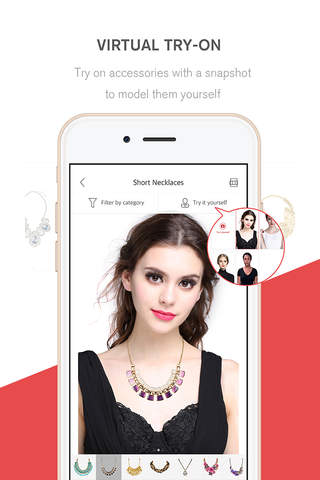 FashionTIY PE - Try On & Shopping Fashion Jewelry screenshot 2