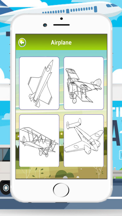 Vehicles Car Train Drawing Colouring For Kids screenshot 4
