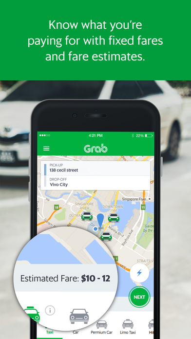 grab car booking online app