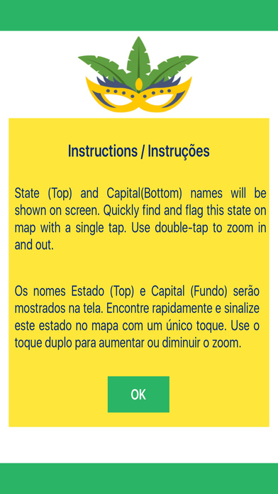 Geogems Brazil State-Capital Map Quiz screenshot 3