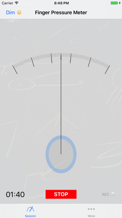 Finger Pressure Meter screenshot 2