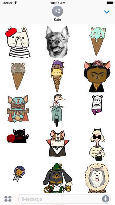 Pug & Cat - Redbubble sticker pack screenshot 2