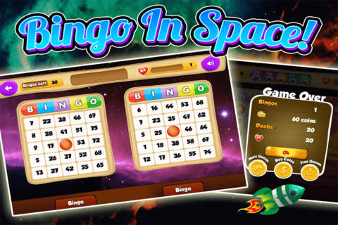 Solar Bingo - Galactic Jackpot And Multiple Daubs With Vegas Odds screenshot 2
