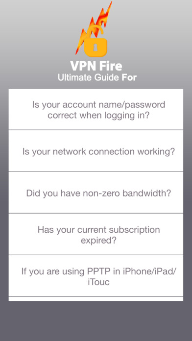 Ultimate Guide For VPN Fire for iPhone & iPad screenshot 2