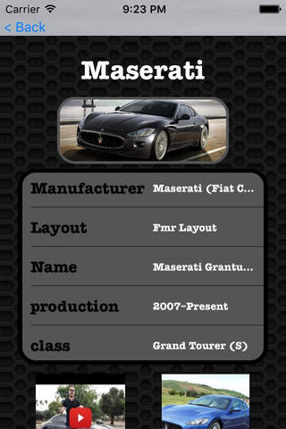 Maserati Gran Turismo Photos and Videos FREE screenshot 2