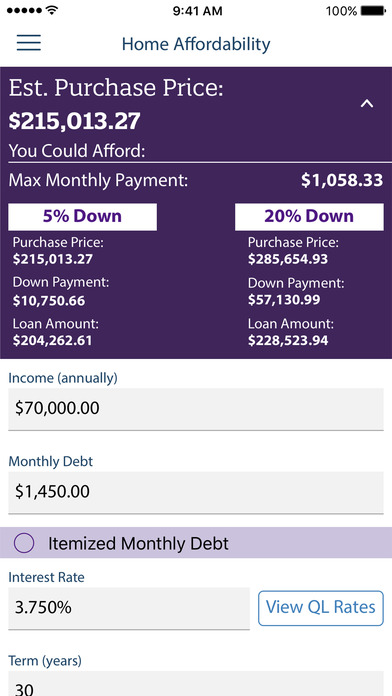 Mortgage Calculator by QL screenshot 3