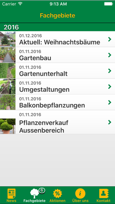 Gärtnerei Niederberger screenshot 2