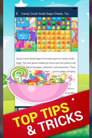 Cheats for Candy Crush Soda screenshot 2