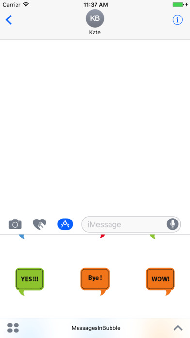 Bubble message for iMessage screenshot 3