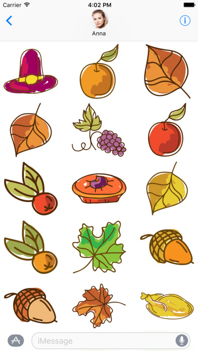 Happy Thanksgiving Day - Stickers cards and badges screenshot 2