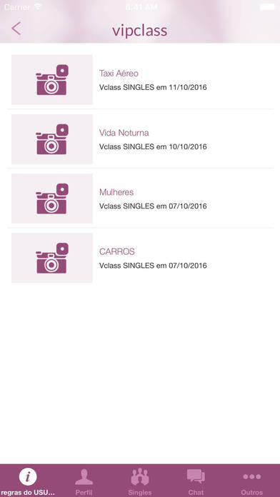 Vip Class Singles  Brazil screenshot 3