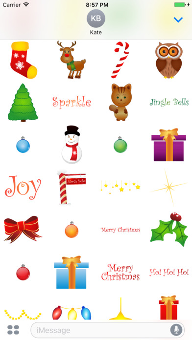 XMas Stickers - Christmas Bitmoji for iMessages screenshot 2