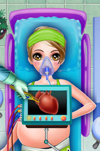 Cartoon Girl's Heart Surgery- Mommy Surgeon Salon screenshot 3