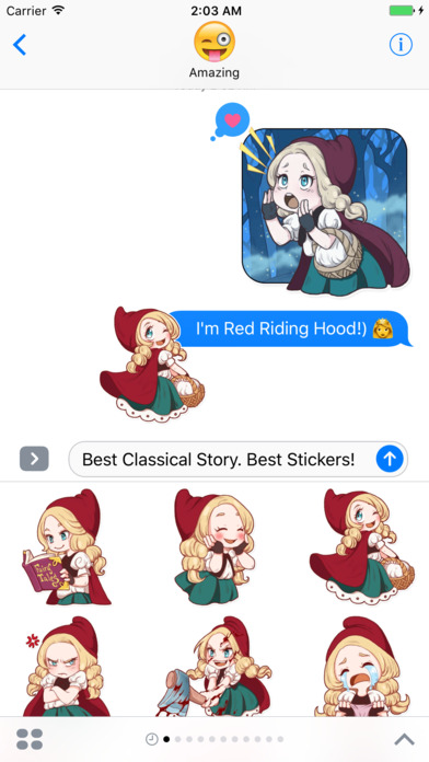 Red Riding Hood • Stickers Pack screenshot 3