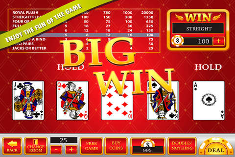 Will Video Poker : King Will of Casino screenshot 4