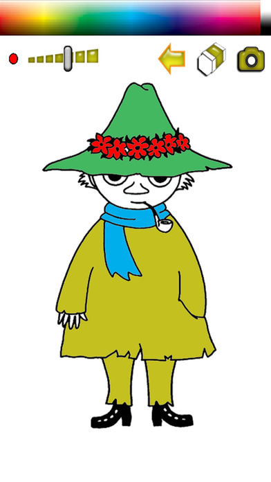 Coloring Pages Game Moomin Edition screenshot 2