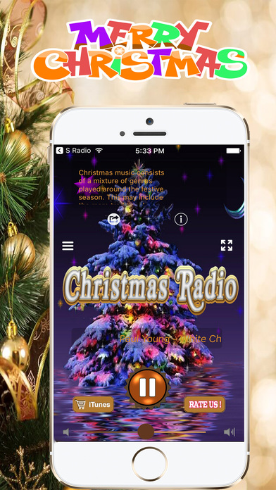 Santa Radio - Xmas Songs & Christmas Music Station screenshot 2
