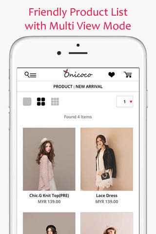 Onicoco Online Korean Highstreet Fashion Store (Worldwide Shopping Destination) screenshot 2