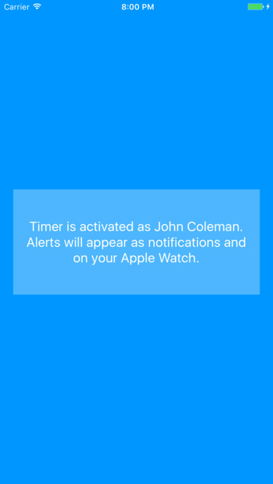 TimerApp for Simple Notifications screenshot 2