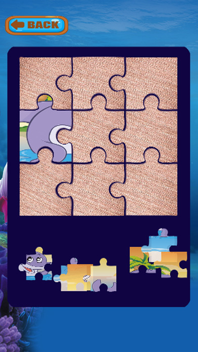 Kids Games Jigsaw Dolphin Game Education screenshot 3