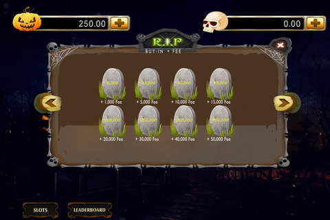 Halloween Night Casino - Free Video Slots, Poker & Spin screenshot 2