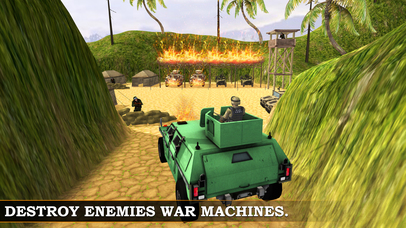 Army War jeep simulator & Shooting Battle Sim screenshot 4