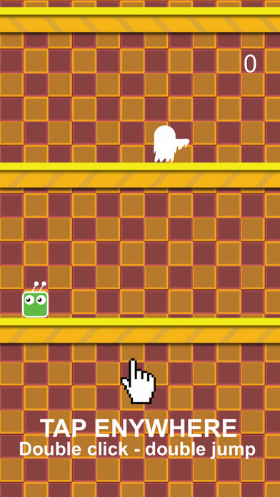疯狂跳跃 - 可爱的小绿人萌物跳跳跳 screenshot 2