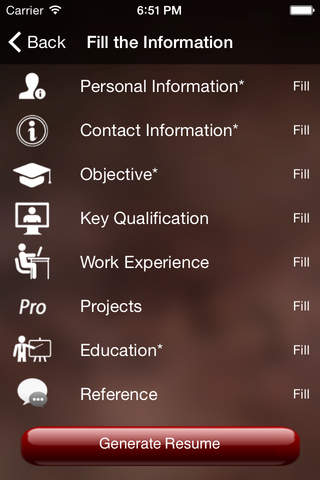 Professional Resume Maker screenshot 3