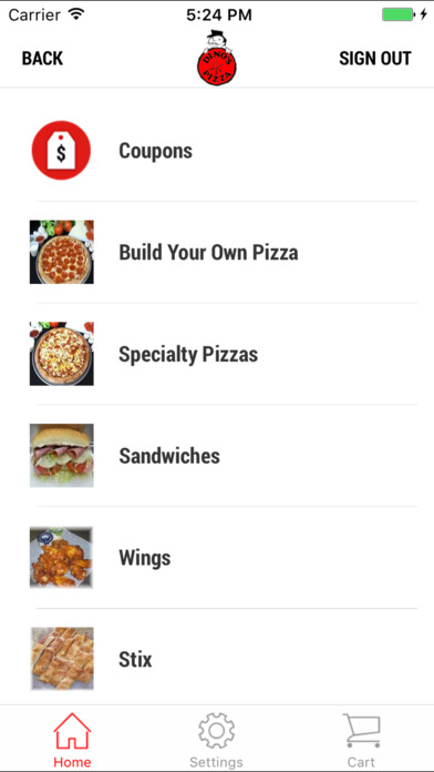 Dino's Pizza App screenshot 3