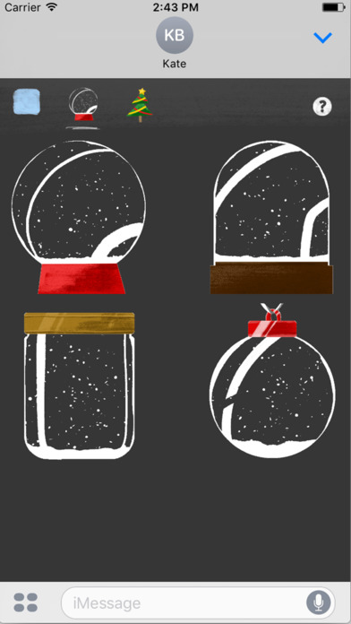 Christmasticka - Build your animated Snow Globes! screenshot 4