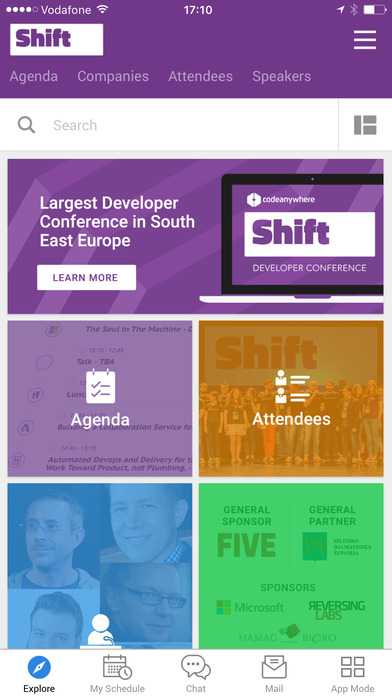Shift Developer Conference screenshot 2