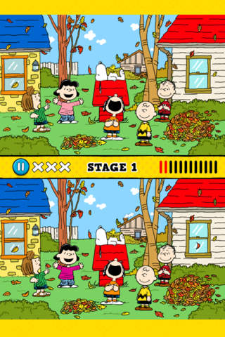 Snoopy's Spot the Difference screenshot 4