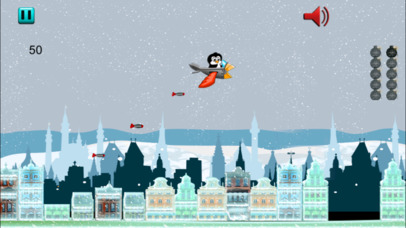 Frozen Penguin Bomber Airplane Free screenshot 3