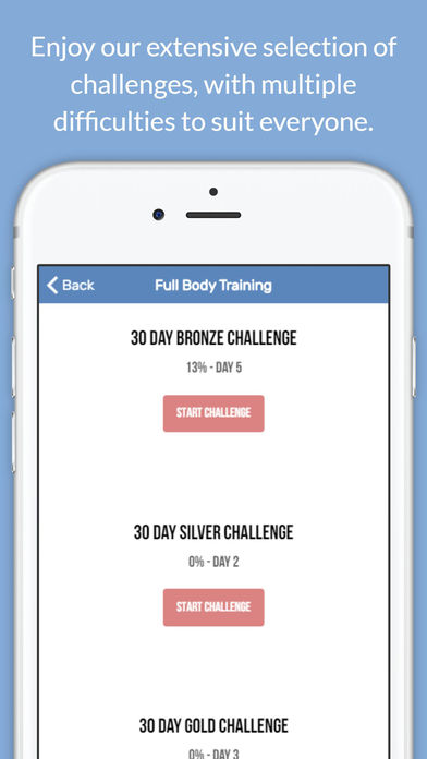 The 30 Day Fitness Challenge screenshot 2
