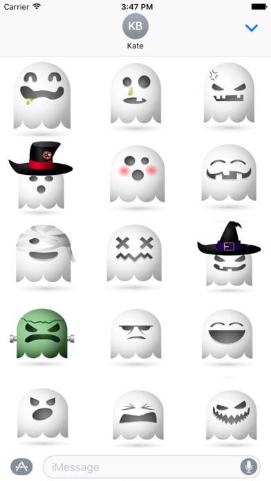 Halloween Stickers and Costumes for iMessage screenshot 3