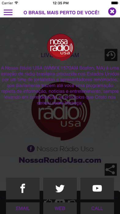 Nossa Radio USA screenshot 3