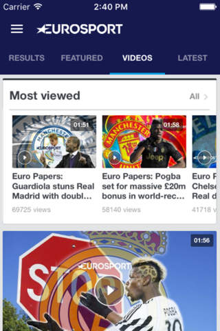 Eurosport: News & Results screenshot 2