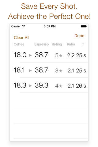 25 Espresso Timer. Experiment To Achieve Perfect Shot of Espresso! screenshot 3