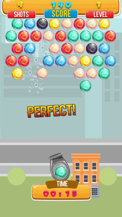 Bubble Shooting Save The City Village Game screenshot 2