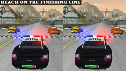 VR Crazy Police Car highway Chase Pro screenshot 4