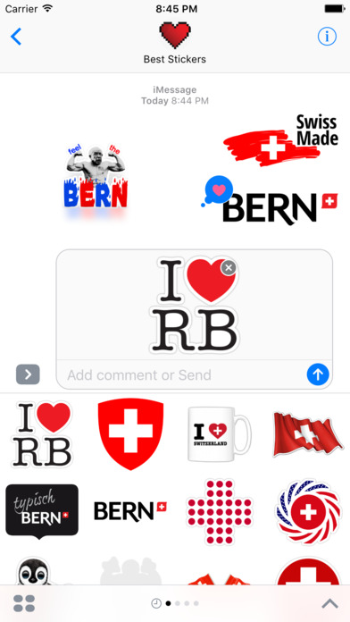 I Love Switzerland Stickers • I Love Berne Sticker screenshot 3