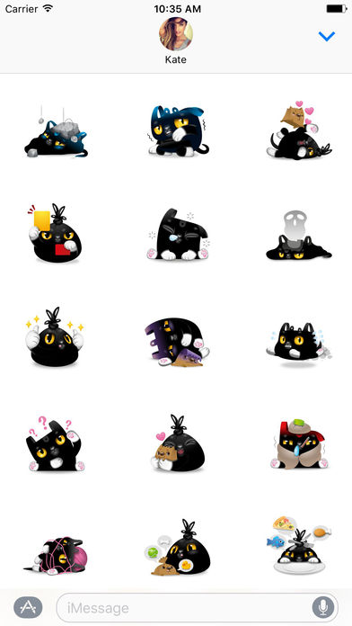 Misa The Black Cat Sticker screenshot 2