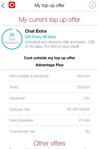 My Vodafone Ireland screenshot 3