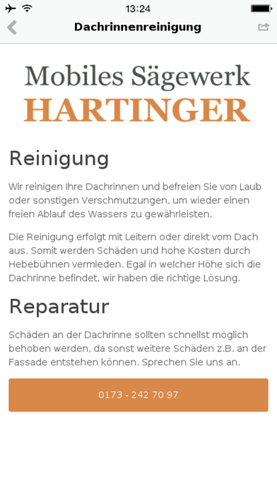 Mobiles Sägewerk Hartinger screenshot 3