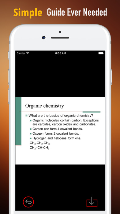 Organic Chemistry Cheatsheet - Glossary and Study screenshot 2