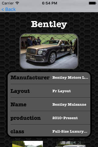 Bentley Mulsanne Photos and Videos Magazine FREE screenshot 2