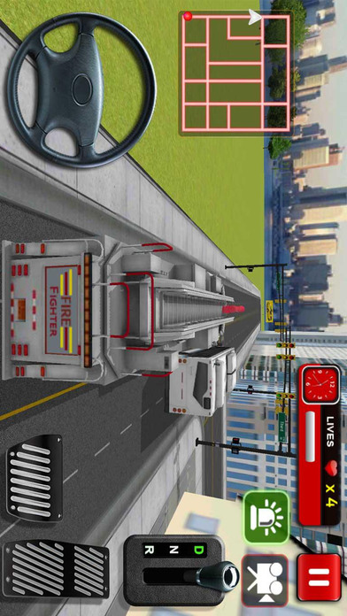 Fire Fighter Rescue Truck - Fire Truck Game 3D screenshot 3
