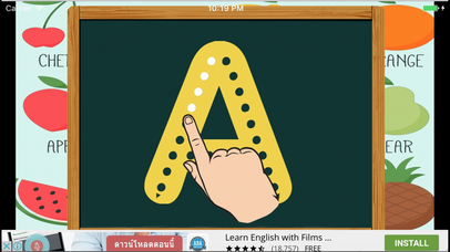 Fruit English Alphabet ABC Kids Writing Learn Easy screenshot 4