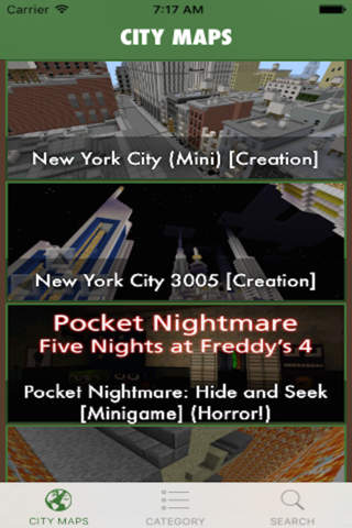 City Maps for Minecraft PE - Best Database Maps for Minecarft Pocket Edition screenshot 2